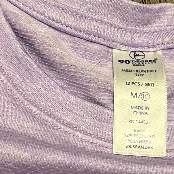 Girls workout shirts size 10 (medium) - Picture 4 of 5